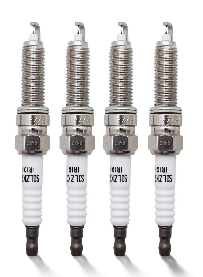 X4XZ Double Iridium Spark Plug Compatible with 2010-2018 HYUNDAI Elantra Tucson Azera SANTA FE/Kia Sorento Forte Sedona Rondo Soul Cadenza/Honda Civic Insigth/ACURA ILX 9723 SILZKR7B11 (Pack of 4) - Image 1